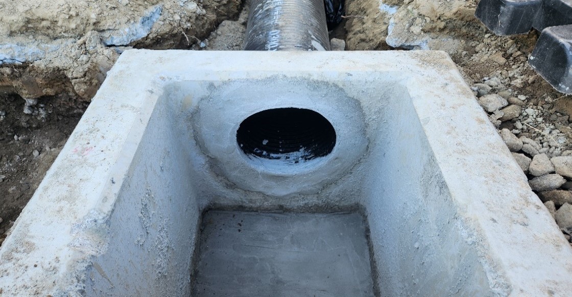 콘크리트집수정 천공 및 접합2